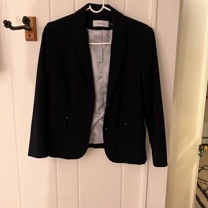 Calvin Klein dark navy ladies suit jacket